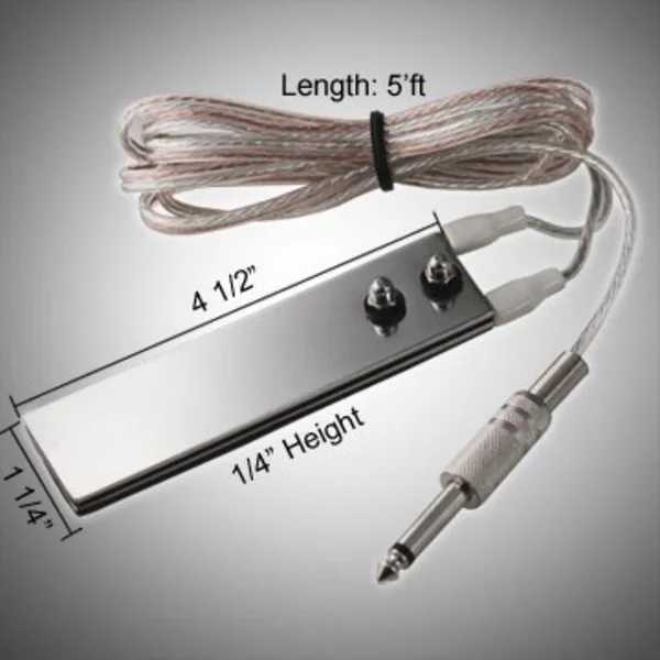 Светодиодный источник питания для татуажа шнур с зажимом и педаль из нержавеющей