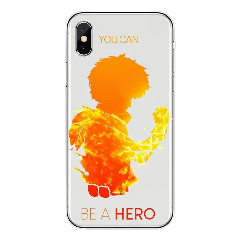 O meu Heroi Academy аниме Coque Telefone Da Tampa Do чехол для корпуса Para O iPhone Da Apple XS MAX XR X 8 Plus 7 alem de 5 6 Coque - Цвет: TPU