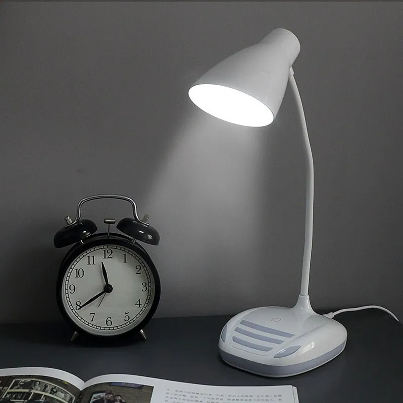 СВЕТОДИОДНЫЙ LED Touch On/off переключатель настольная лампа светодиодный перезаряжаемые светодиодные настольные лампы гибкая ночь настольная
