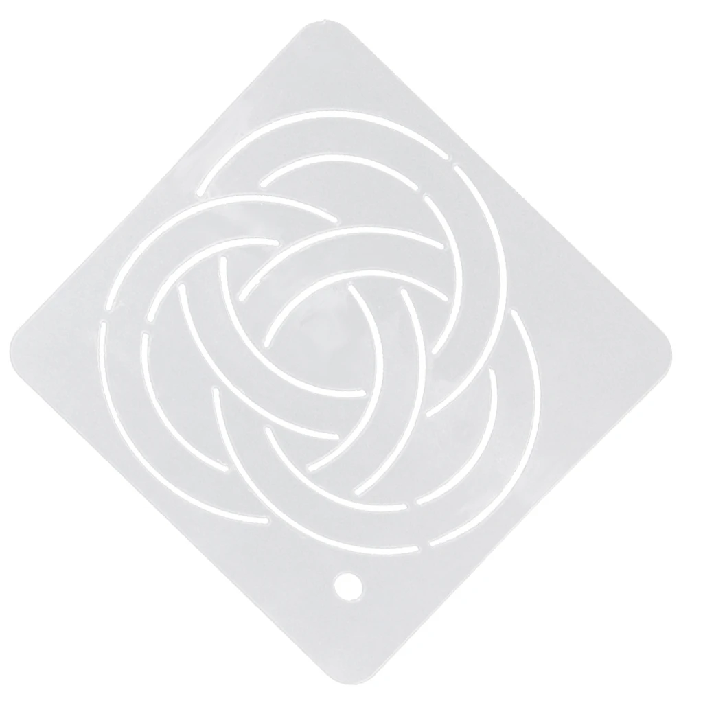 Semi-Transparent Acrylic Quilt Template Patchwork Embroidery Stencils 005