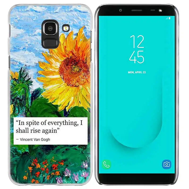 Эстетическое Ван Гог чехол КРЫШКА ДЛЯ samsung Galaxy A50 A70 A60 A40 A30 A20e A10 A9 A8 A7 A6 A5 J8 J7 J6 J5 J4 Plus Prime