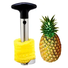 ZORASUN нож для нарезки ананасов Овощечистка из нержавеющей стали, резак для фруктов, удобные Кухонные гаджеты