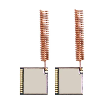 

(4pcs/lot) SX1212 Chip Made Module RF1212 in 433MHz FSK Transmitter and Receiver Module wtith Spring Antenna in 433MHz