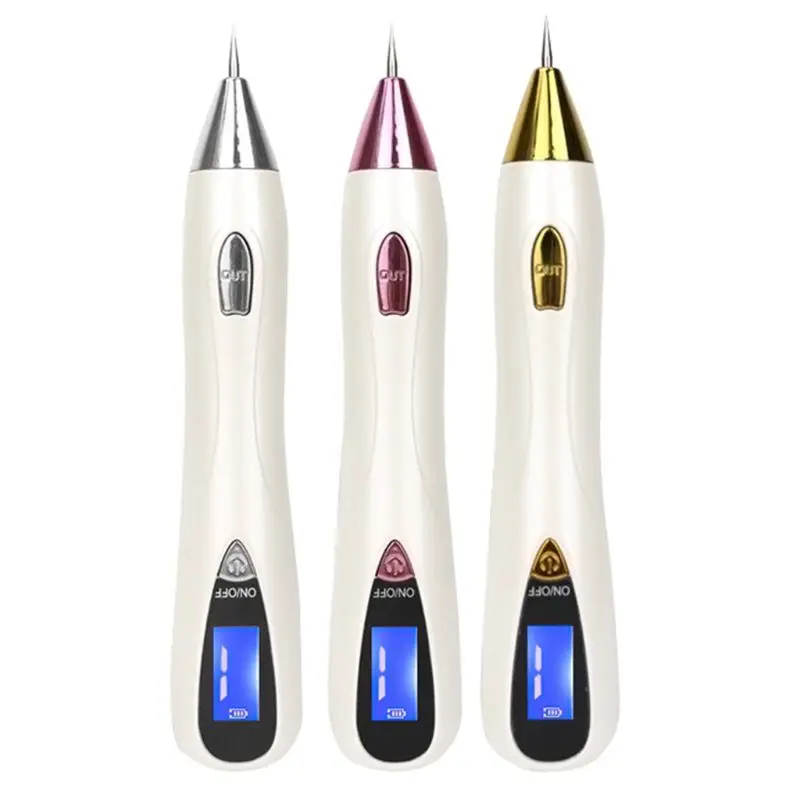 

Skin Care Laser Mole Tattoo Freckle Removal Pen LCD Sweep Spot Mole Removing Wart Corns Dark Tag Remover Machine USB Portable