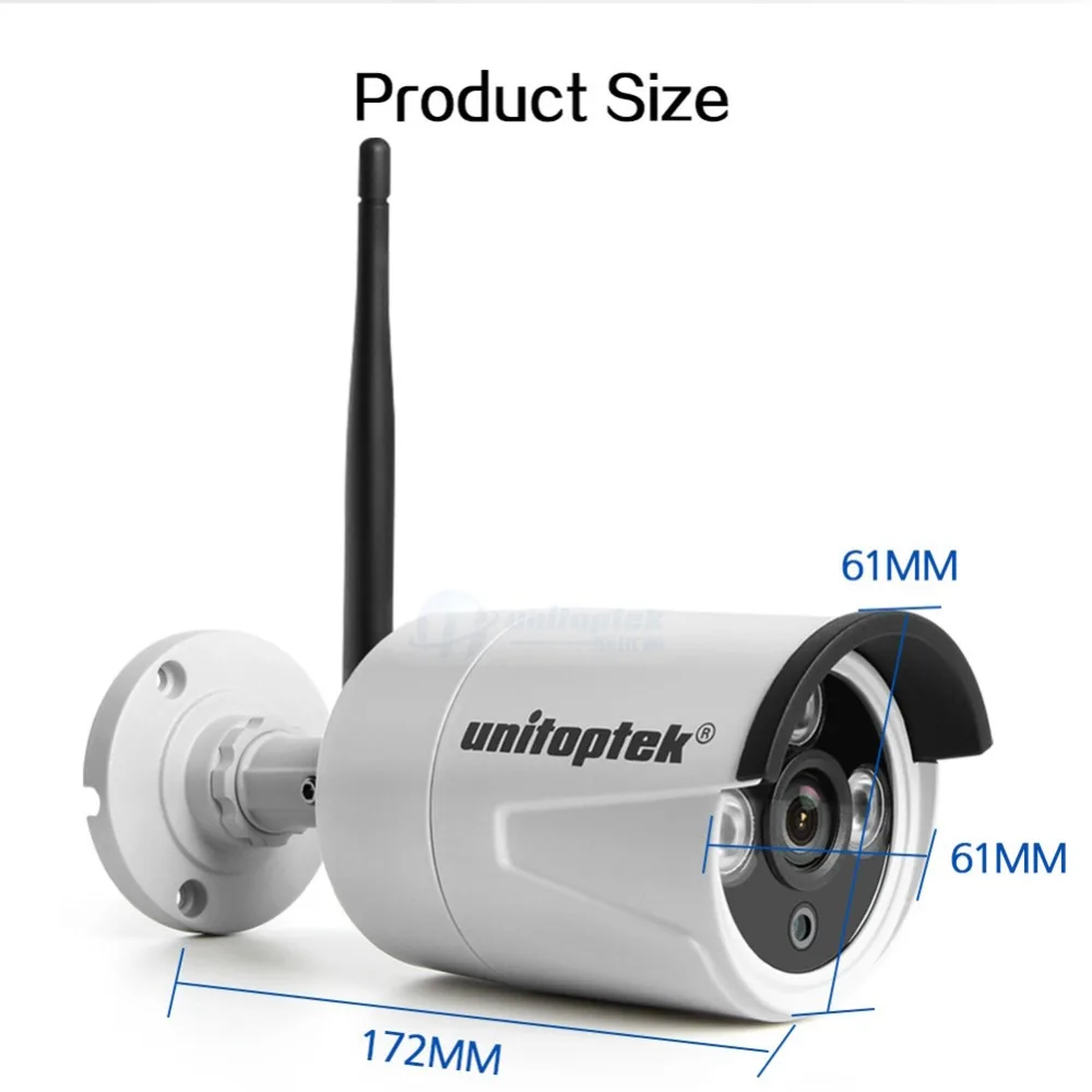 Камера видеонаблюдения HD 720P Bullet Wi Fi IP камера 1080 P 2 МП домашняя безопасности Onvif