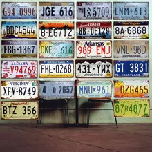 США Аризона мотоциклы автомобиль металлический декоративный номерной знак Винтаж Домашний Декор жестяная вывеска Бар Паб гараж плакат табличка A668