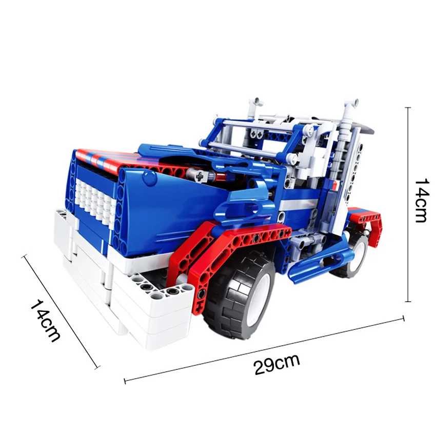 Cool Transform A to B model Car Assemble RC Car Building Blocks Car Kit RC Track Car Set Technic Toys Gift for children boy 