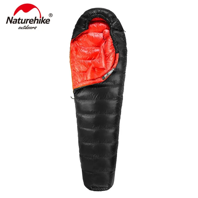 New  Naturehike Mummy Duck Down Sleeping Bag For Hiking Camping Traveling NH15D800-K