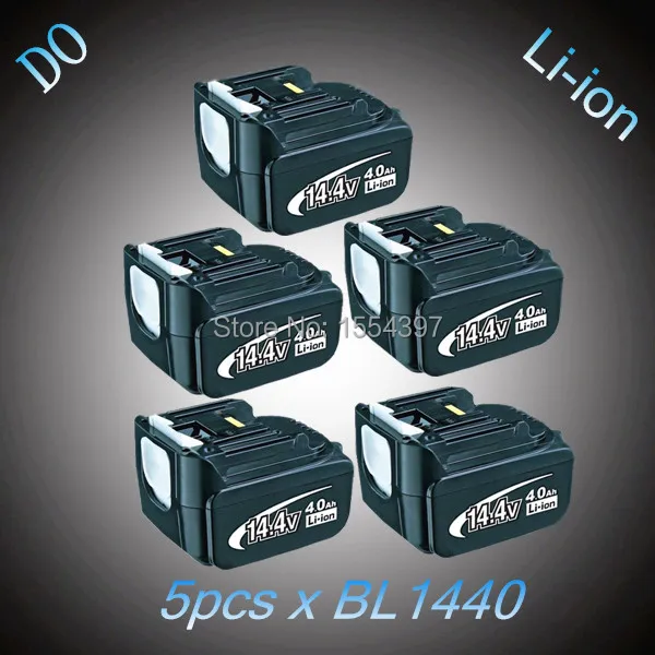 5PCS New 4000mAh Rechargeable Lithium Ion Replacement 