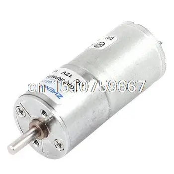

DC 12V 60RPM 4mm Shaft Dia Cylinder Magnetic Electric Geared Box Motor