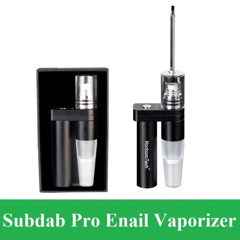

Subdab Pro Electronic Hookah 18650 Battery Mod Ceramic Nail Atomizer Dab Pen Enail Kit Fit For Water Glass Pipe Wax Vaporizer