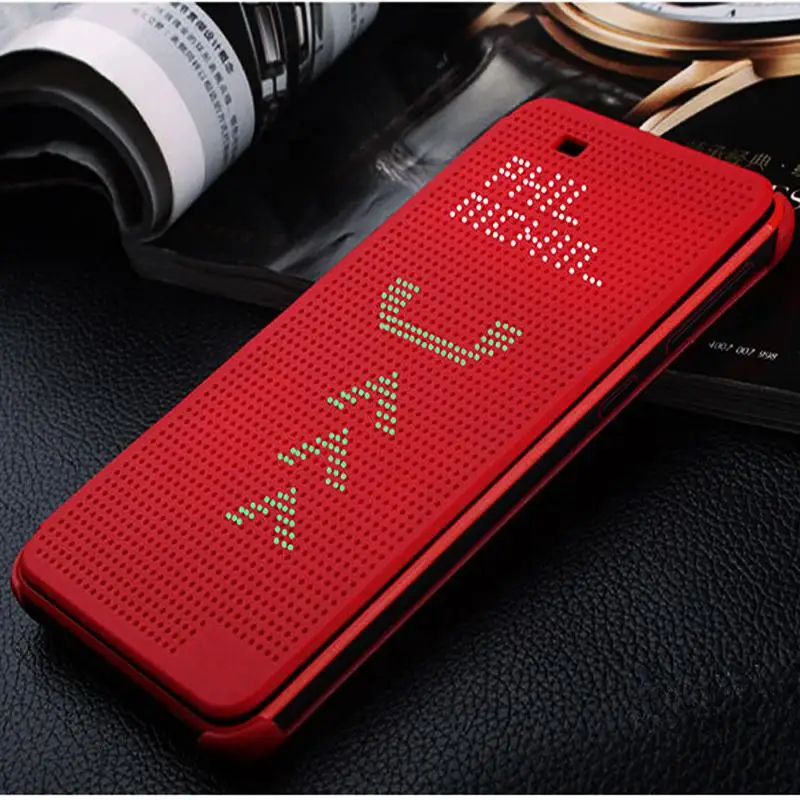 

Auto Sleep/Wake Up function For HTC Desire 820 D820us d820u Luxury Ultra Smart Slim Dot View Case Flip phone case