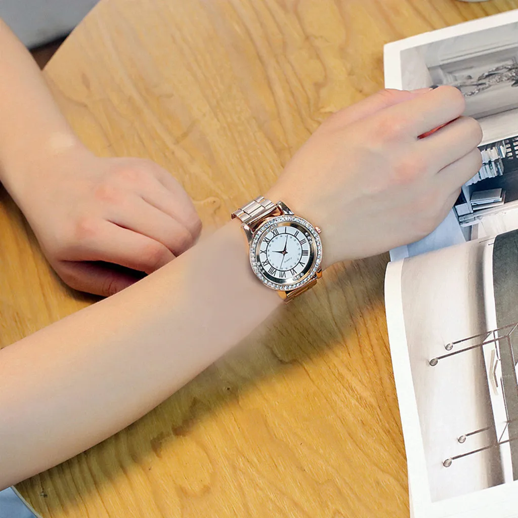 Роскошные часы топ бренда женские часы из нержавеющей стали с сетчатым ремешком деловые часы модные повседневные женские спортивные часы relogio feminino