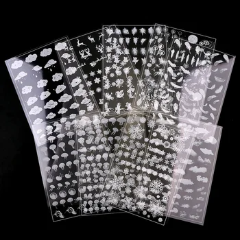 

White 3pc Snowflake Jellyfish Cloud Dandelion Transparent Material With Use Of Epoxy Mold Making Tool Filling For DIY Jewelry