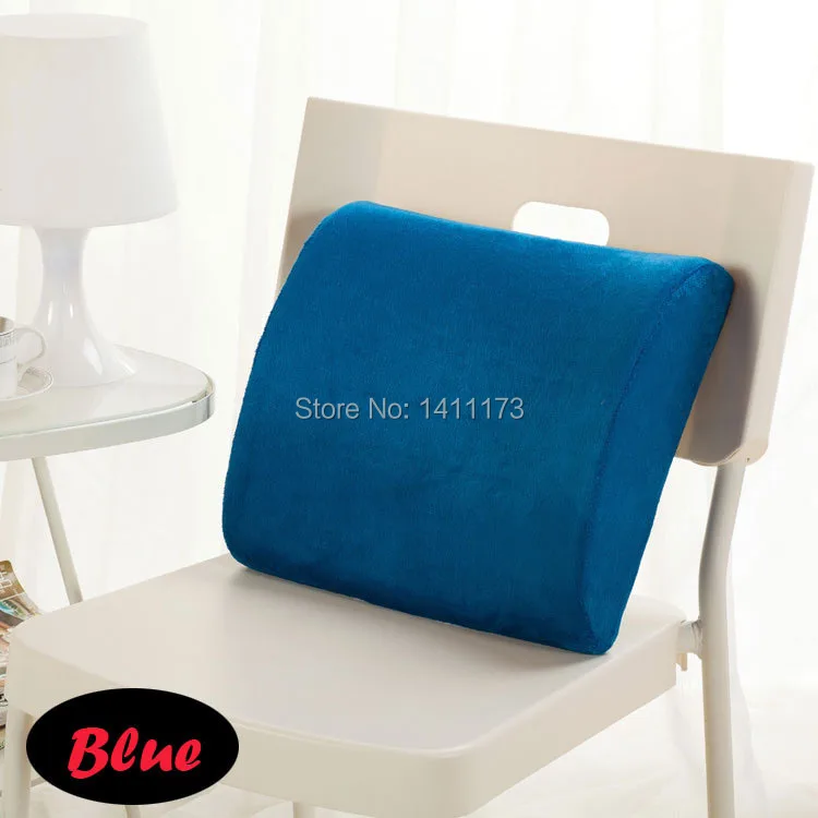 

Velvet slow rebound Memory cotton sponge waist cushion car seat cushion factory office sofa vehicle plush waist supports