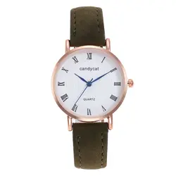 Новинка 2018 года часы для женщин бренд модные женские часы кожа для женщин Аналоговые кварцевые наручные часы модные часы relogio feminino