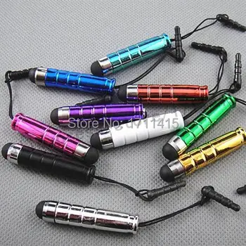 

Colorful Universal Mini Stylus Touch Screen Pen With Anti-Dust Plug For iphone for Samsung Capacitance Screen Phone Tablet PC