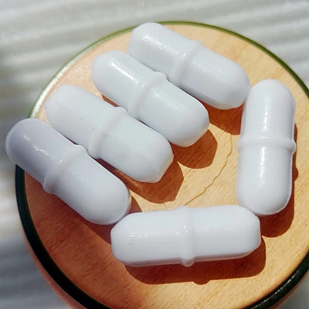 Anel de Ptfe Barra de Agitação Barras de Agitação sem Pivô Pacote de 10 Laboratório Magnética Planície Branco Spinbars C8x35mm 13 Cheap Equipamento educacional