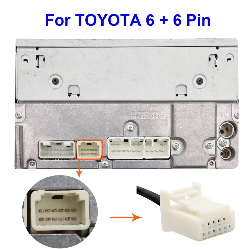 Автомобильный радиоприемник MP3 USB AUX адаптер 3 5 мм Интерфейс cd чейнджер для TOYOTA