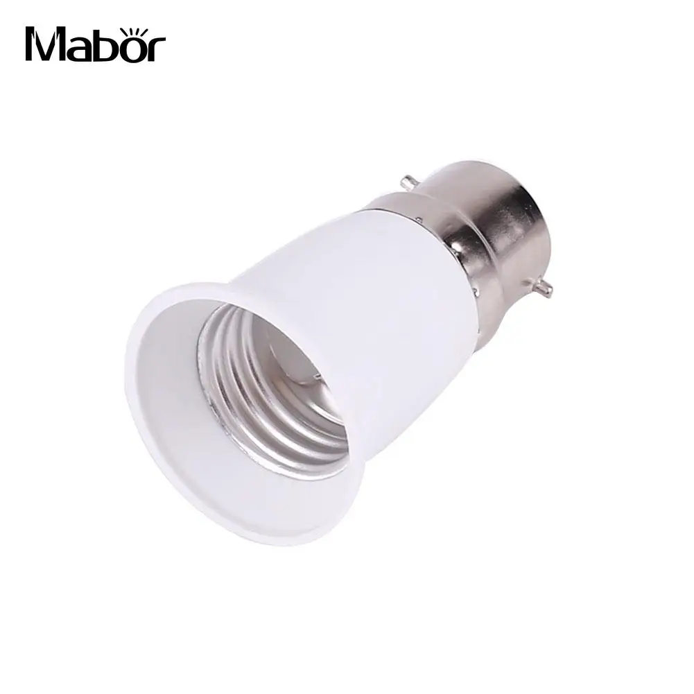 

Mabor Double Socket Base B22 Convert To E27 Lamp Holder Adapter Converter Lamp Bulb Splitter Adapter Screw Lamp Base Holder