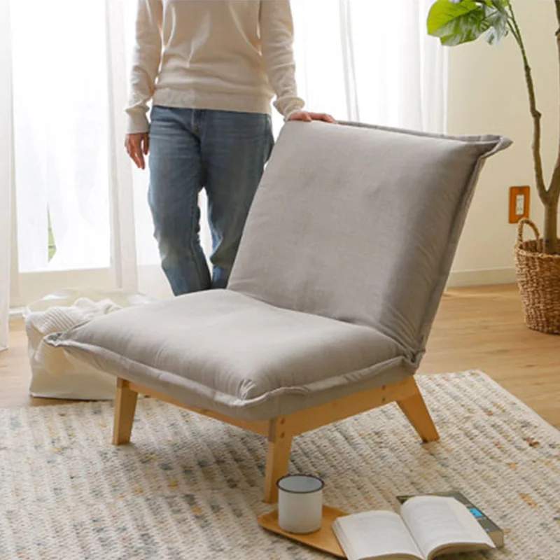 

20%Lazy Sofa Bedroom Living Room Tv Computer Chair Single Study Balcony Folding Lounge Chair Casual Tea Stool
