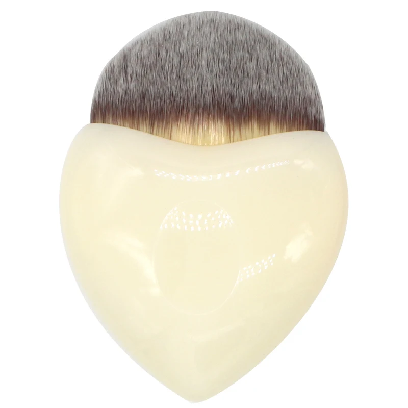 Профессиональная Кисть для макияжа в форме русалки, 1 шт., Кисть для макияжа в форме рыбы, косметические инструменты для макияжа, кисть для пудры, кисти для лица - Handle Color: White
