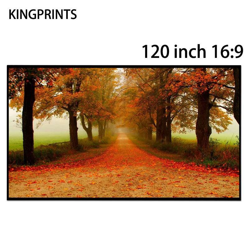 ^*Best Offers 120-inch 16:9 Projector Screens Free Edge Black Crystal Absorbs Ambient Light ALR Screen For Xgimi 3D 4K Projector