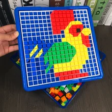 3D пазлы, игрушки для детей, композитная картина, головоломка, 750 шт., креативный Мозаичный набор для ногтей, развивающие игрушки, кнопка, художественная детская игрушка