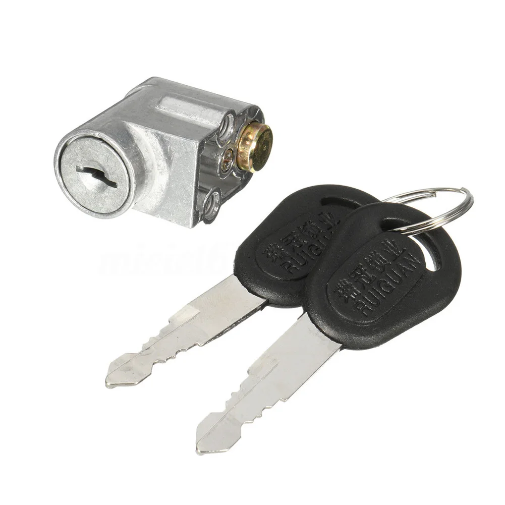 

Motorcycle lock Battery Pack Box Lock 2 key for Motorcycle Electric Bike Scooter E-bike Battery Lock motor bike accessories