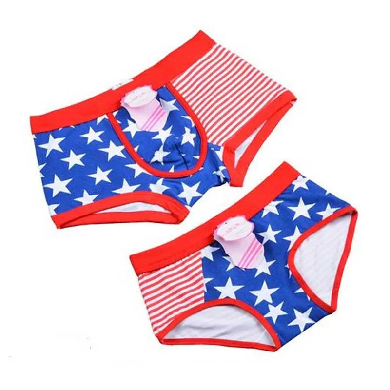 Cotton Couple Panties Underwear Men Boxers Shorts Women Lingerie Homme Cuecas Gay Calzoncillos Sexy Male Lady Underpants  (7)