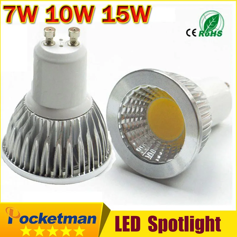 1 шт. диммируемая Светодиодная лампа GU10 7 15 Вт|gu 10|led bulbled bulb 7w |