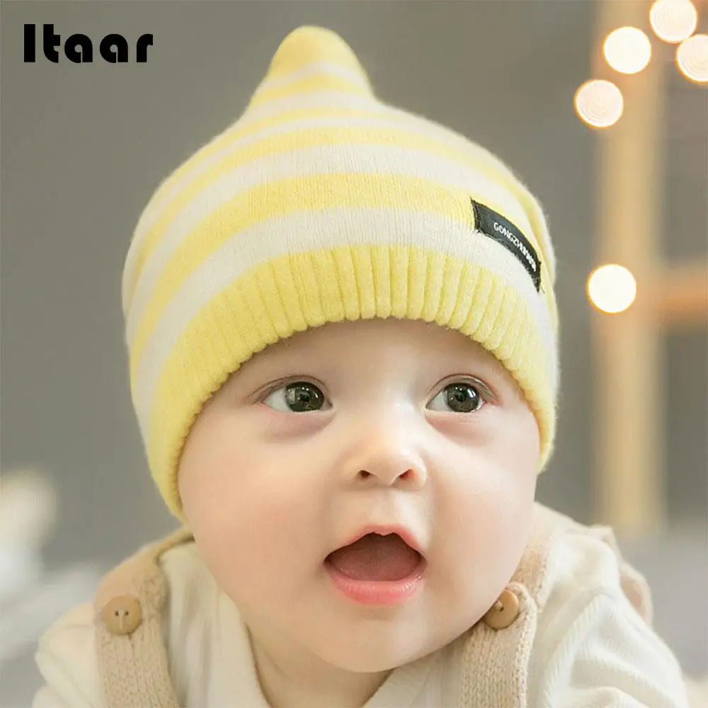 

Knitting Caps Hats Keep Warm Baby Gifts Newborn Adorable Elastic Breathable