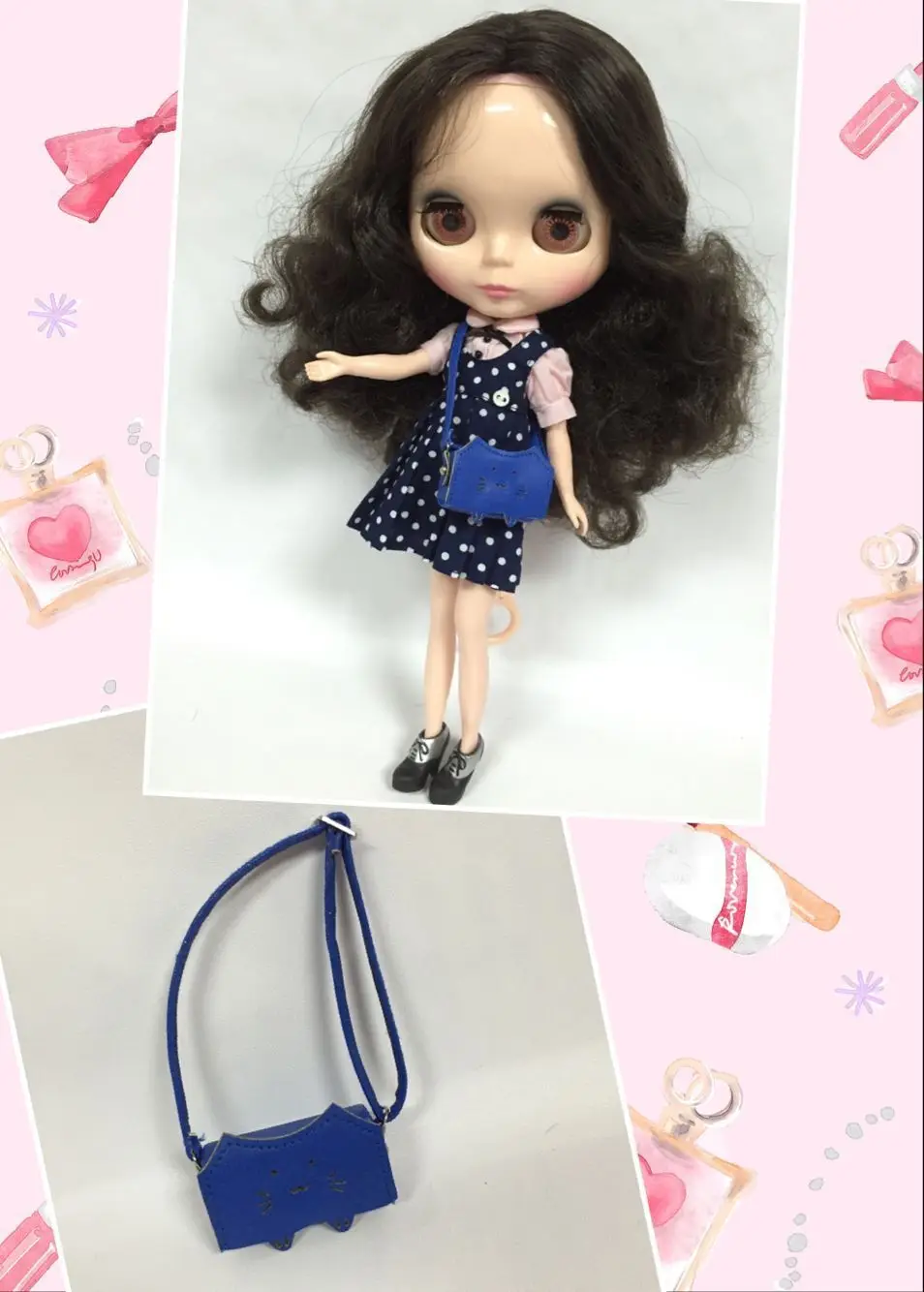 Сумка для куклы blyth подходит для куклы 1/6, кукла licca Azone и т. Д