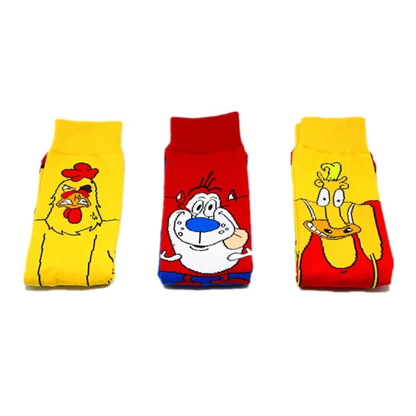 Модные мужские забавные носки Модные женские персональные носки с символикой аниме мультфильм Мода skarpety высокое качество швейный узор