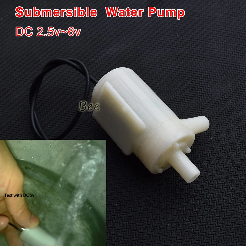 Mini micro submersible water pump DC 3-5V low noise brushless motor pump diy PL 