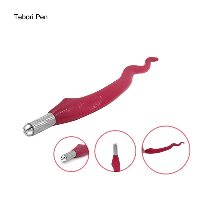Классическая Ручка для микроблейдинга, стерилизованная упаковка, Профессиональные ручные ручки для бровей, Tebori инструменты для микробалдинг машинки для татуировок 3d - Цвет: Snake Pen