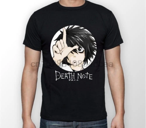 Death Note L Loser Аниме Манга унисекс футболка все размеры|Футболки| |