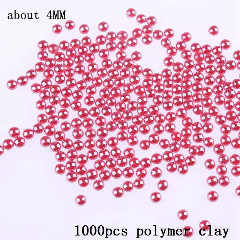 Prajna 1000 шт 4 мм Горячая фиксация Стразы керамические Горячая фиксация хрустальные камни для одежды Полимерная глина стразы камни полукруглые D