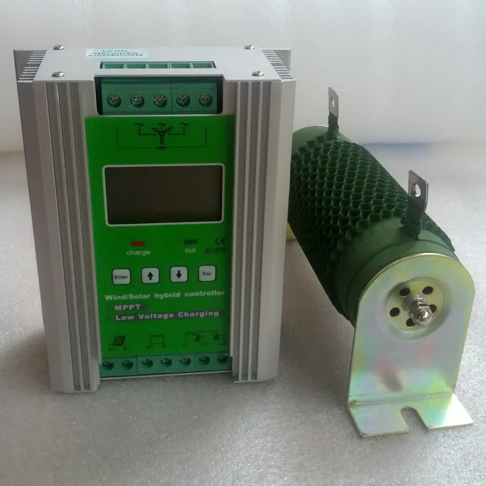 1400W Boost MPPT Wind Solar Hybrid Controller 12V 24V for 800W Wind+600W Solar with Anti-charging and Battery Reverse Protection Wholesale Electrical Equipment & Supplies