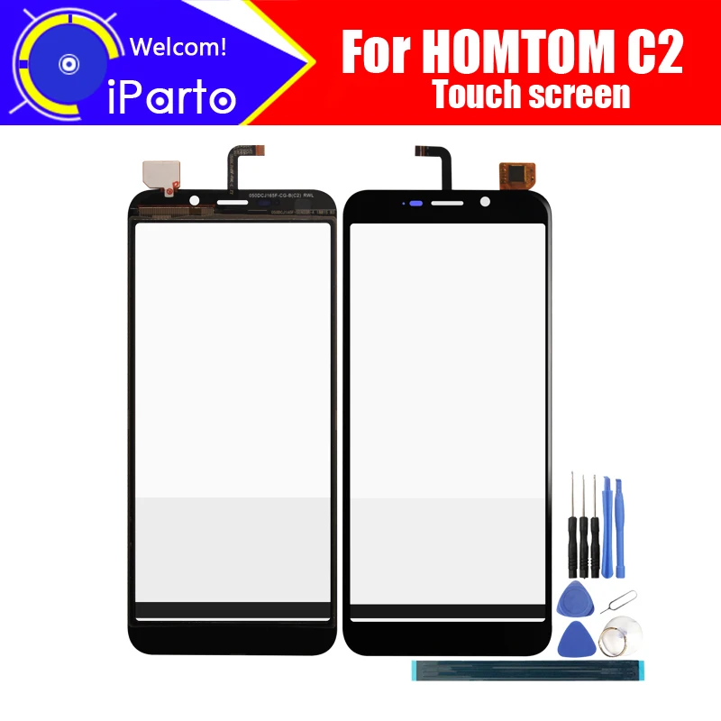 HOMTOM C2 сенсорный экран Стекло 100% гарантия оригинальная стеклянная панель стекло