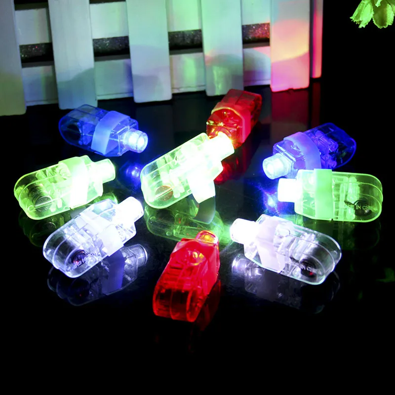 10 шт. неон для праздника вечеринки Led deco anniversaire мини кольцо на палец световое