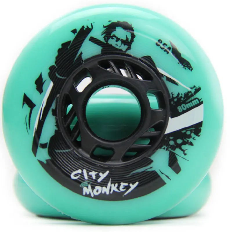 4 قطع عالية الجودة مدينة قرد الكبح الأسطوانة أحذية التزلج عجلات سيبا Powerslide زلاجات دوارة عجلات 4 قطع عالية الجودة مدينة قرد الكبح الأسطوانة أحذية التزلج عجلات سيبا Powerslide زلاجات دوارة عجلات