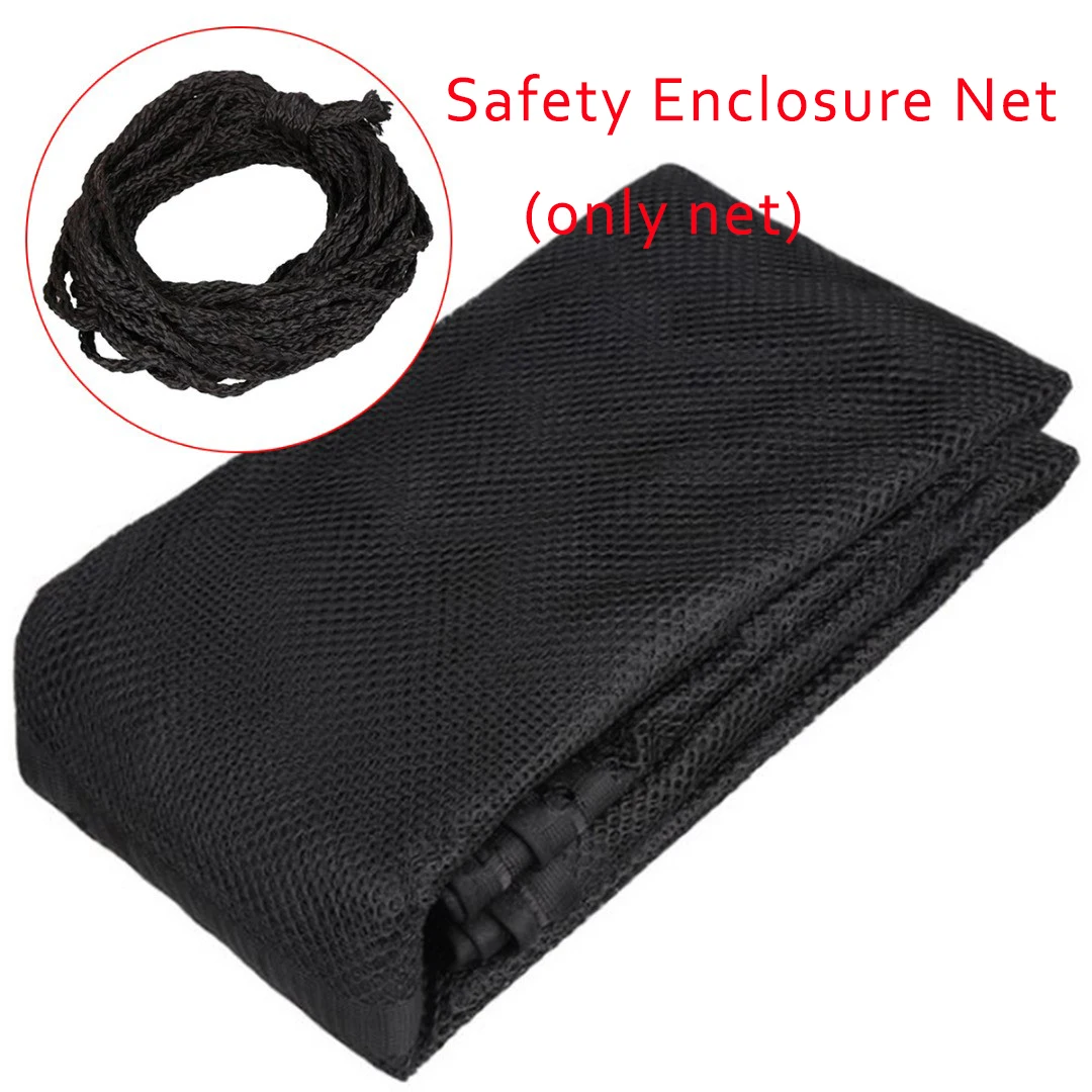14Feet 8 Pole Safety Enclosure Net FOR Trampoline Outdoor Replacement Trampoline Bounce Net Terylene for Physical Training