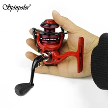 Металлическая Рыболовная катушка Spinpoler 5+ 1BB 145 г красная спиннинговая катушка светильник плавное литье 5,2: 1 сменная ручка спиннинговые Катушки
