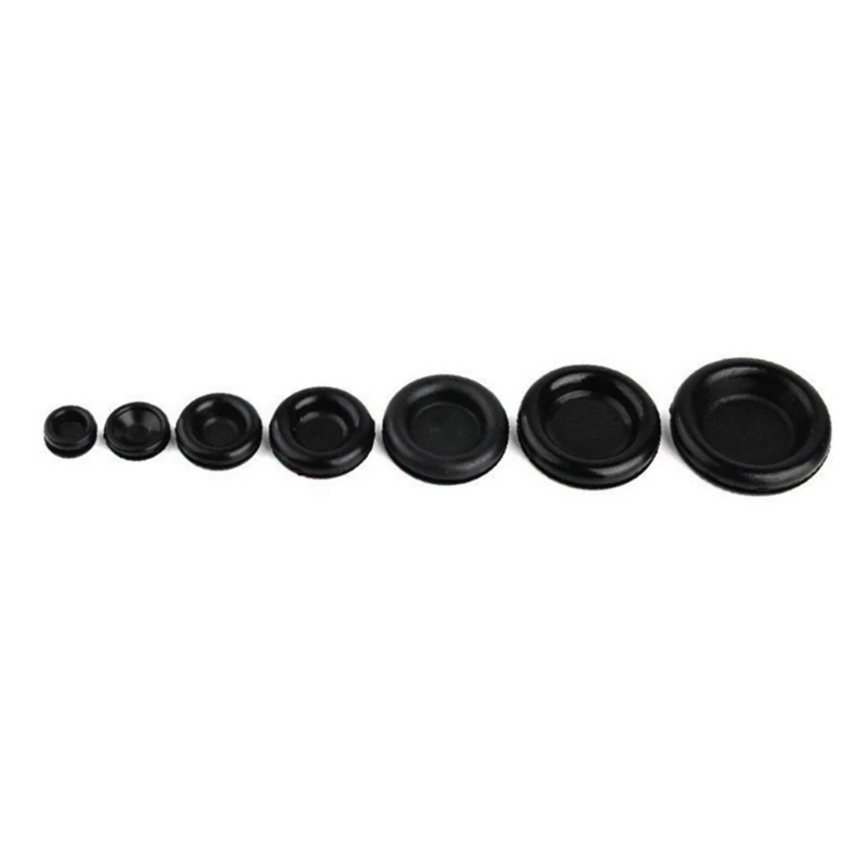 

New High Quality 170 Rubber Grommet Assortment Firewall Hole Plug Set Electrical Wire Gasket Kit