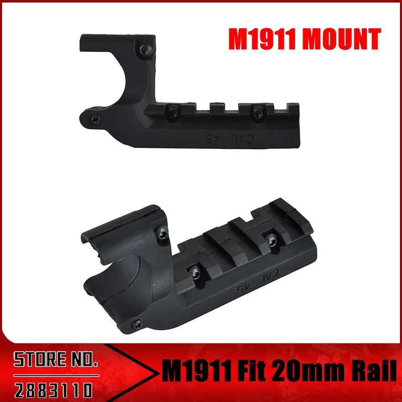 ELEMENT Airsoft Clot 1911 M1911 45 Pistol 20mm Under Rail Mount Pistol