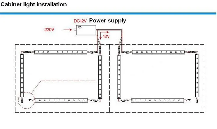 Бесплатная Доставка 10 шт. 12vdc samsung 5630 SMD светодио дный бар огни с профилем, 18 Вт/м светодио дный свет шкафа, светодио дный Линейные полосы LHS-24.5