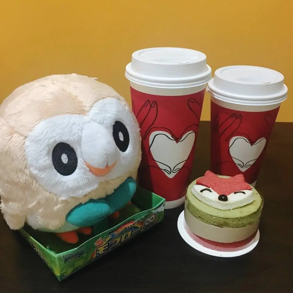 

New Authentic Japan anime game Rowlet bird Plush Doll Toy Gift