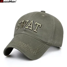 MAGCOMSEN, мужские бейсболки, летние, дышащие, в Военном Стиле, армейские, камуфляжные, бейсболки, Snapback, солнцезащитные шапки, мужские, AG-DB-02