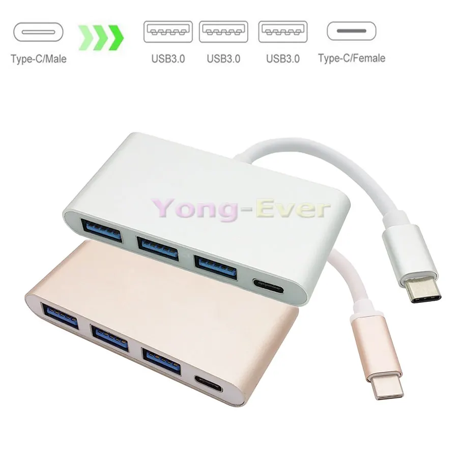 Высокоскоростной концентратор USB 3 1 C Type на 0 порта с адаптером интерфейса зарядки